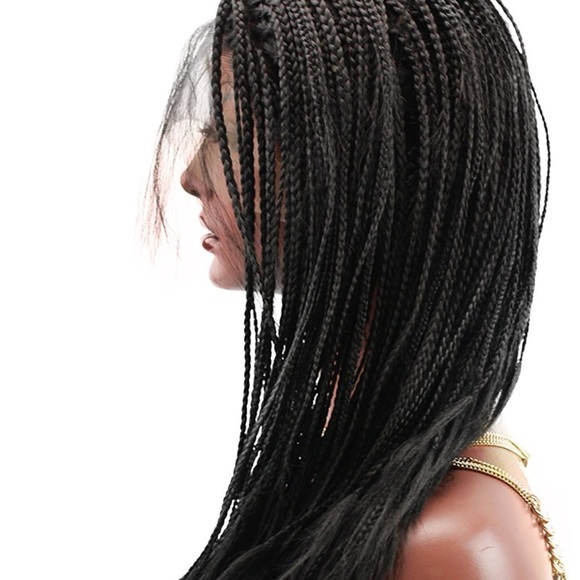 ?MaRci 24 ” BLACK Braided LaceFront WIG *NWT* main image 6